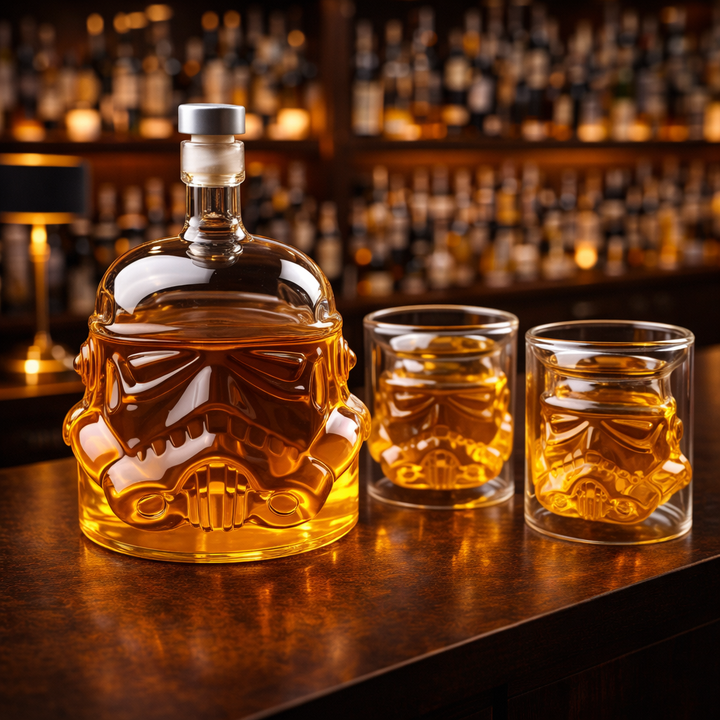 Whisky Bottle - Set Bottle and Glass Edition