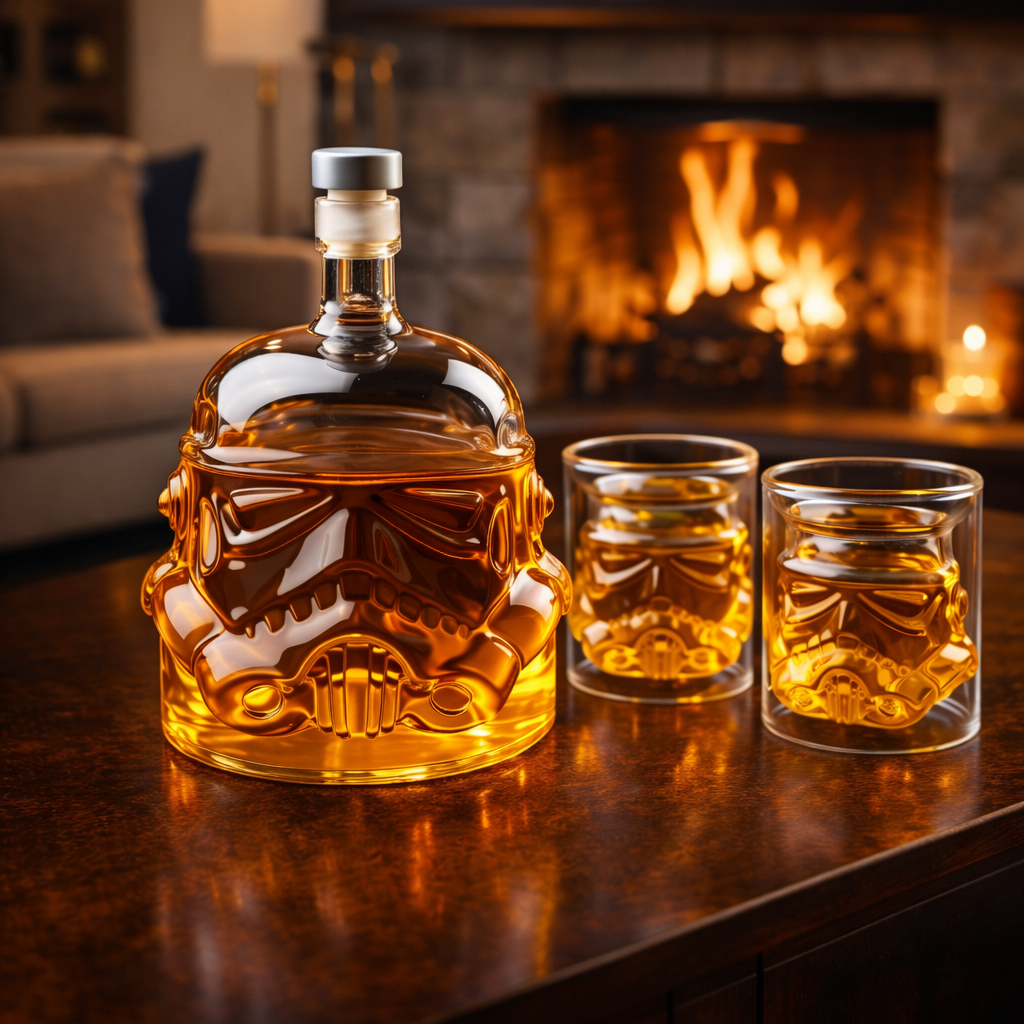 Whisky Bottle - Set Bottle and Glass Edition