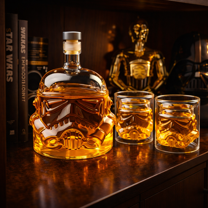Whisky Bottle - Set Bottle and Glass Edition