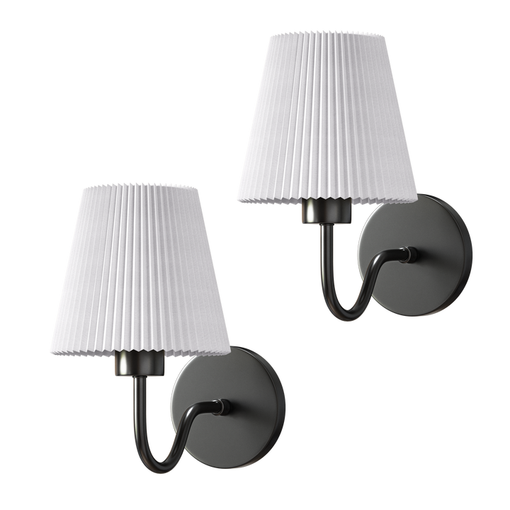 CURVED WIRELESS WALL SCONCE