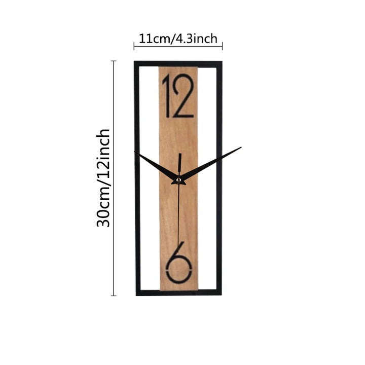 Copenhagen | Vertical Wooden Wall Clock