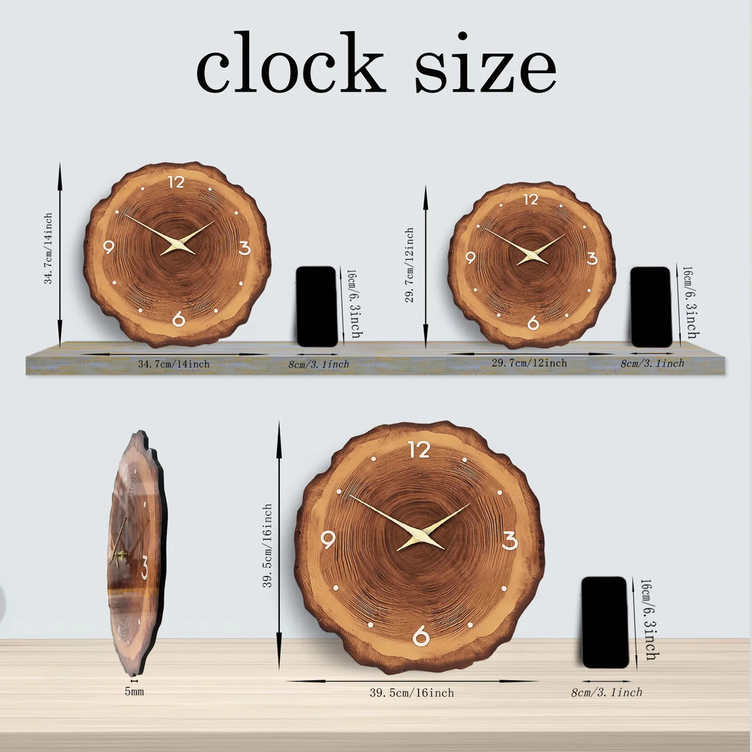 Sydney | Minimalist Wooden Wall Clock